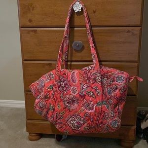 Pink Vera Bradley duffel